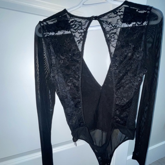 dynamite long sleeve mesh bodysuit - Picture 2 of 3